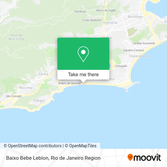 Baixo Bebe Leblon map
