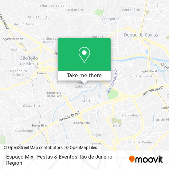 Espaço Mix - Festas & Eventos map