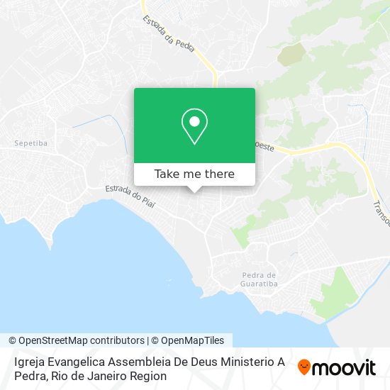 Igreja Evangelica Assembleia De Deus Ministerio A Pedra map