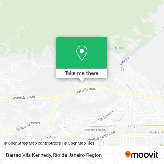 Mapa Barrao Vila Kennedy