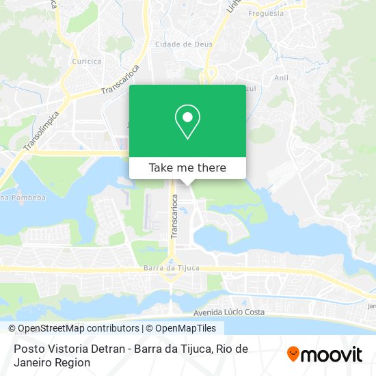 Posto Vistoria Detran - Barra da Tijuca map