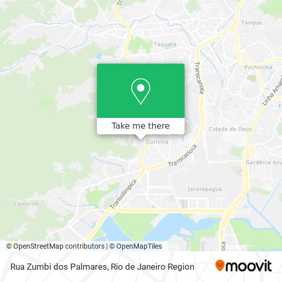 Rua Zumbi dos Palmares map
