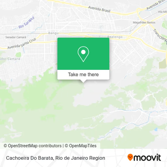 Cachoeira Do Barata map