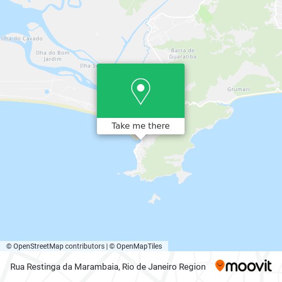 Rua Restinga da Marambaia map