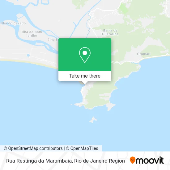 Rua Restinga da Marambaia map