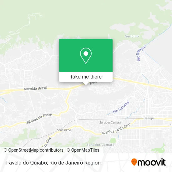 Favela do Quiabo map
