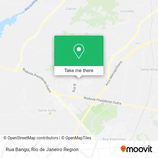 Rua Bangu map