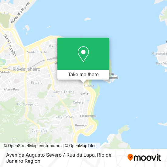Avenida Augusto Severo / Rua da Lapa map