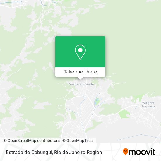Estrada do Cabungui map
