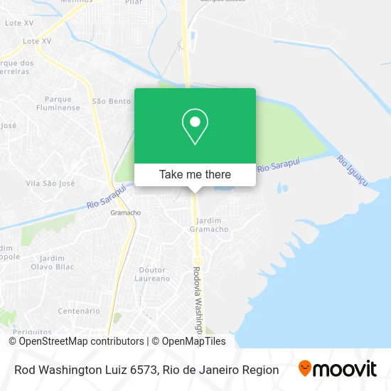 Rod Washington Luiz 6573 map