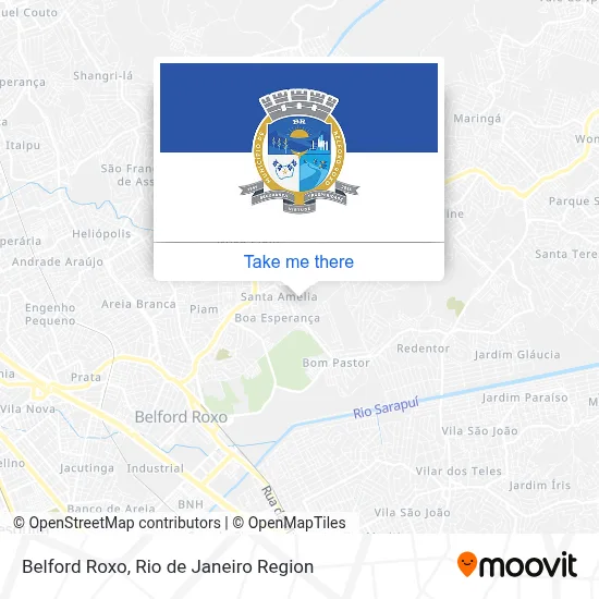 Belford Roxo map