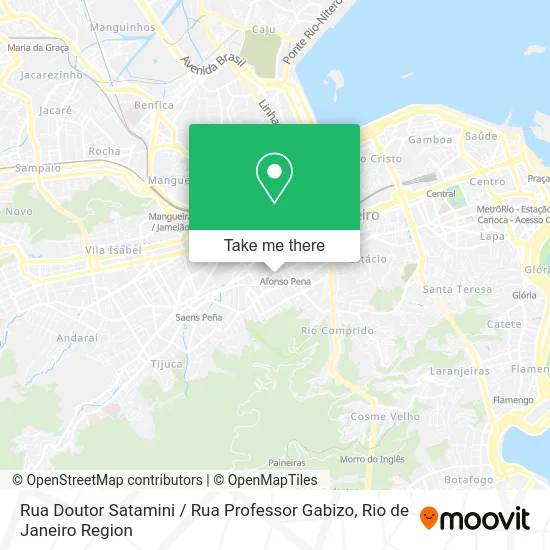 Rua Doutor Satamini / Rua Professor Gabizo map