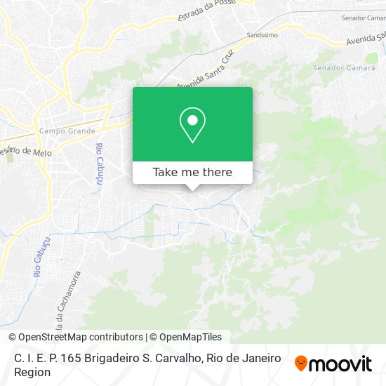 C. I. E. P. 165 Brigadeiro S. Carvalho map