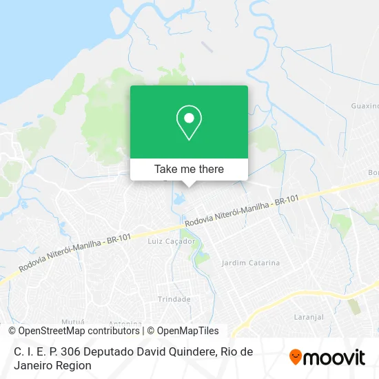 C. I. E. P. 306 Deputado David Quindere map