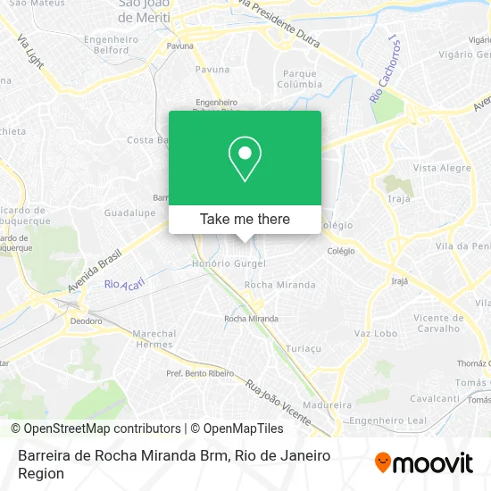 Barreira de Rocha Miranda Brm map
