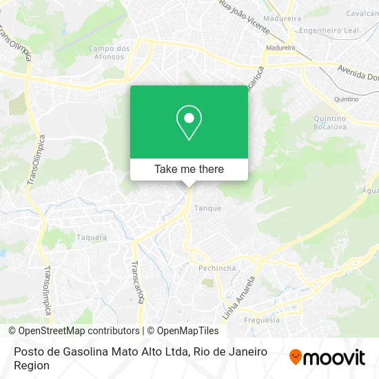 Posto de Gasolina Mato Alto Ltda map