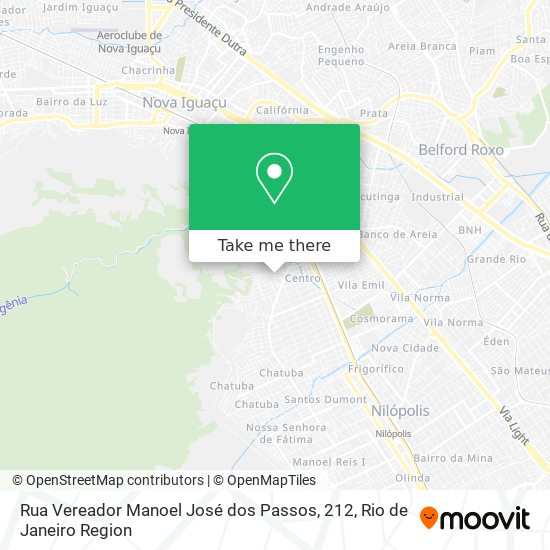 Mapa Rua Vereador Manoel José dos Passos, 212