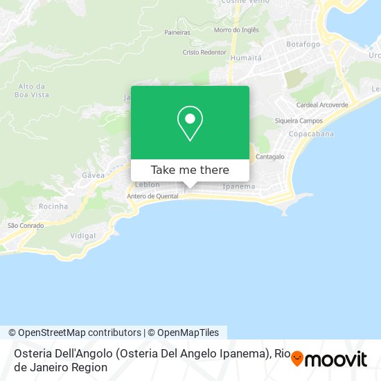 Osteria Dell'Angolo (Osteria Del Angelo Ipanema) map