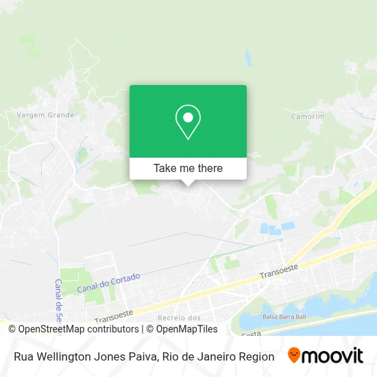 Rua Wellington Jones Paiva map