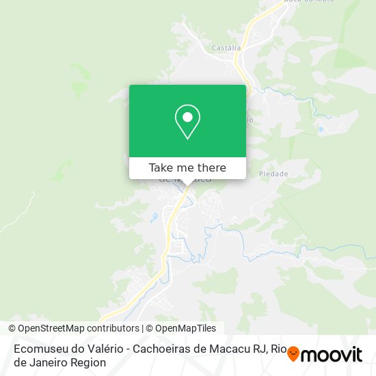 Ecomuseu do Valério - Cachoeiras de Macacu RJ map