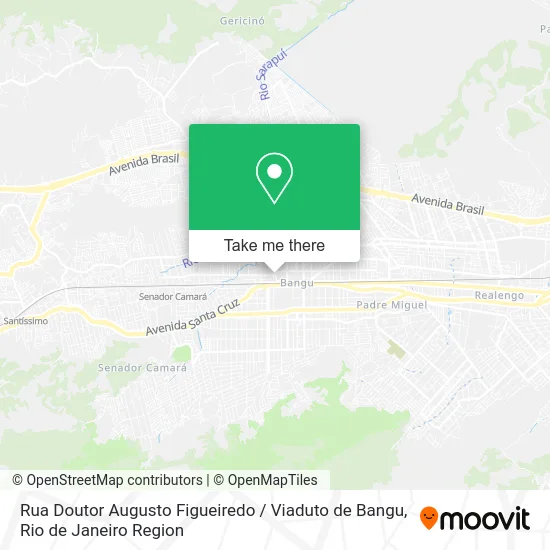 Rua Doutor Augusto Figueiredo / Viaduto de Bangu map