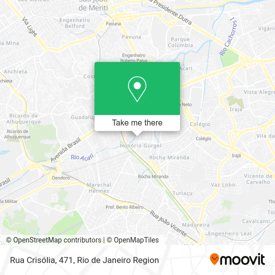 Rua Crisólia, 471 map