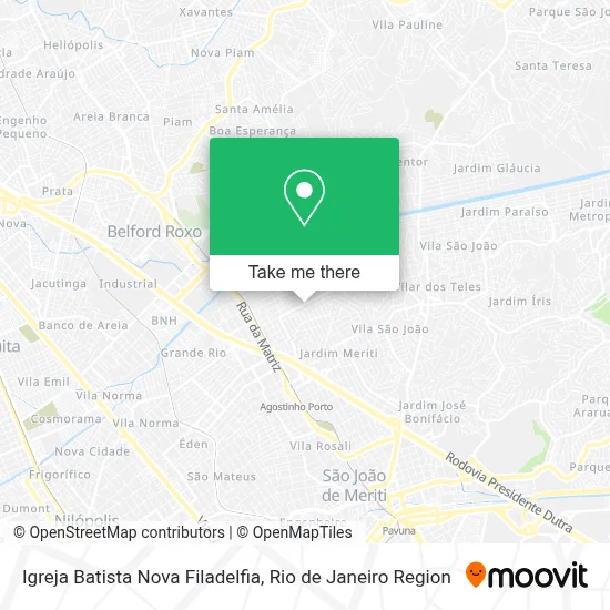 Igreja Batista Nova Filadelfia map