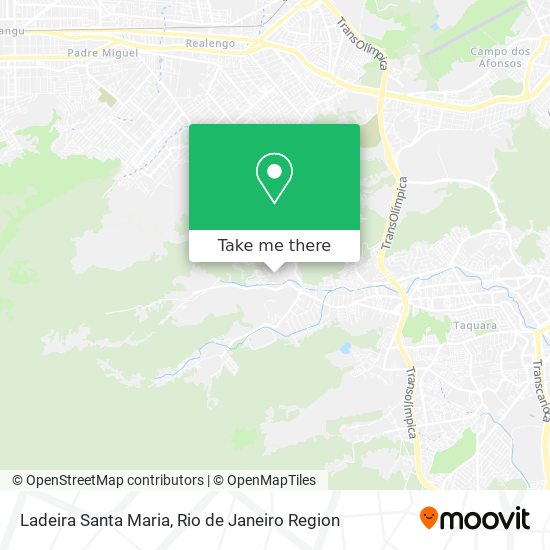 Ladeira Santa Maria map