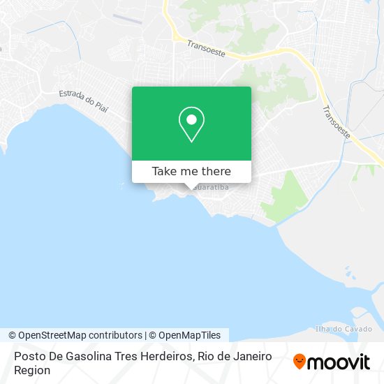 Mapa Posto De Gasolina Tres Herdeiros