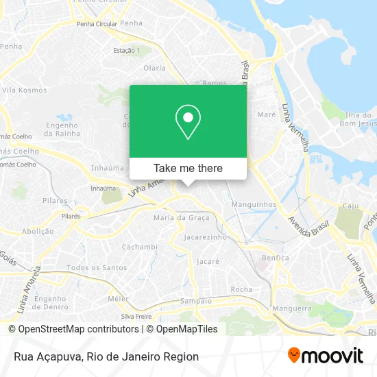 Rua Açapuva map