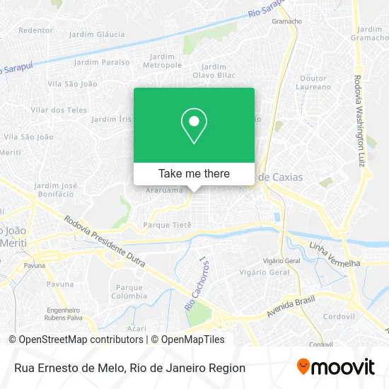 Rua Ernesto de Melo map