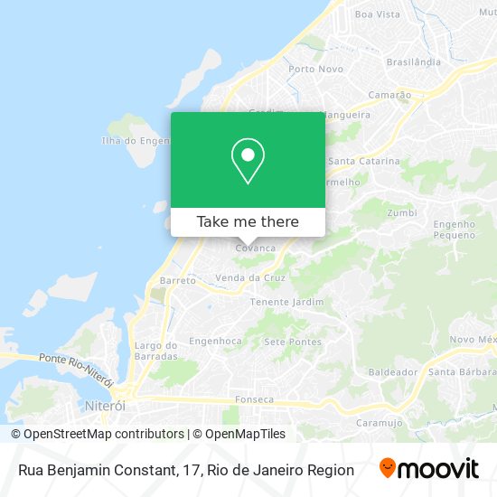 Mapa Rua Benjamin Constant, 17