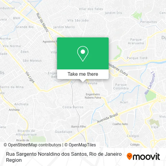 Rua Sargento Noraldino dos Santos map