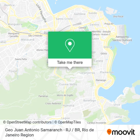 Geo Juan Antonio Samaranch - RJ / BR map