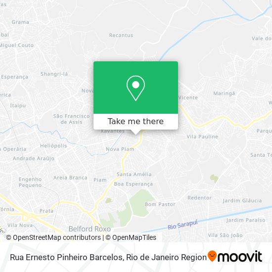 Mapa Rua Ernesto Pinheiro Barcelos