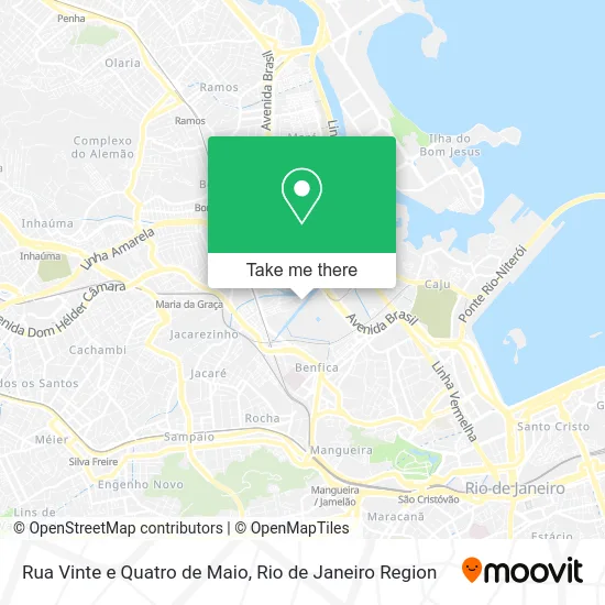 Rua Vinte e Quatro de Maio map