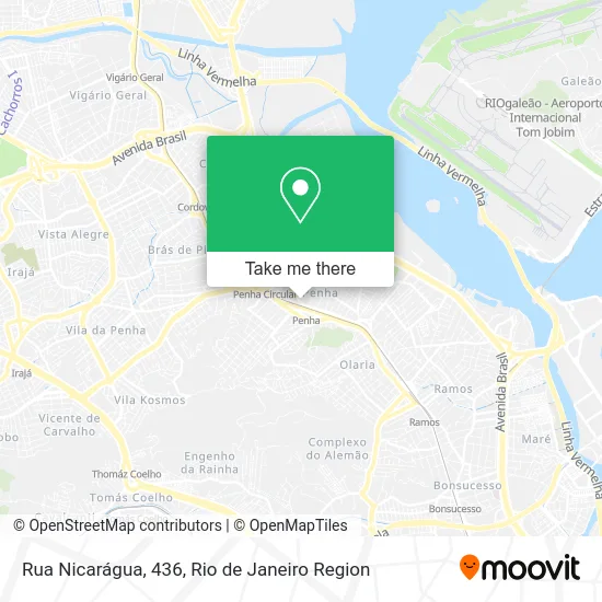 Rua Nicarágua, 436 map