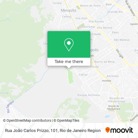 Rua João Carlos Prizzo, 101 map