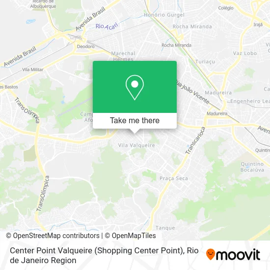 Center Point Valqueire (Shopping Center Point) map
