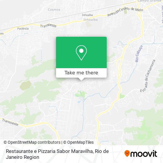 Restaurante e Pizzaria Sabor Maravilha map