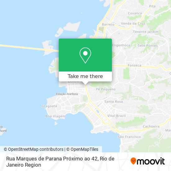 Rua Marques de Parana Próximo ao 42 map