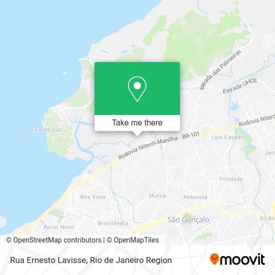 Rua Ernesto Lavisse map