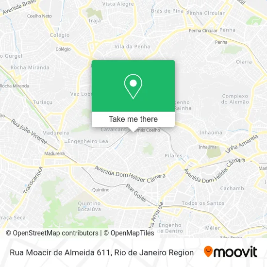 Rua Moacir de Almeida 611 map