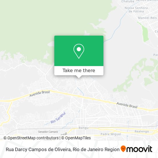 Rua Darcy Campos de Oliveira map
