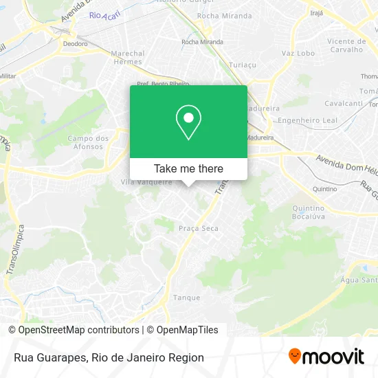 Rua Guarapes map