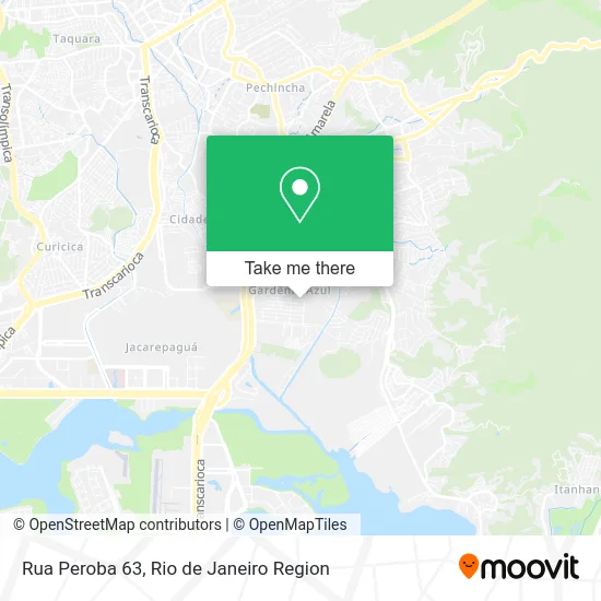 Rua Peroba 63 map