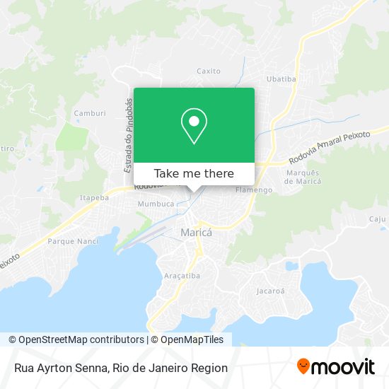 Mapa Rua Ayrton Senna