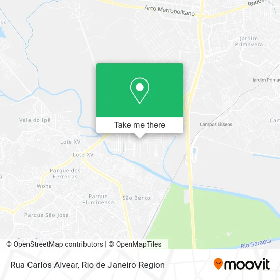 Rua Carlos Alvear map