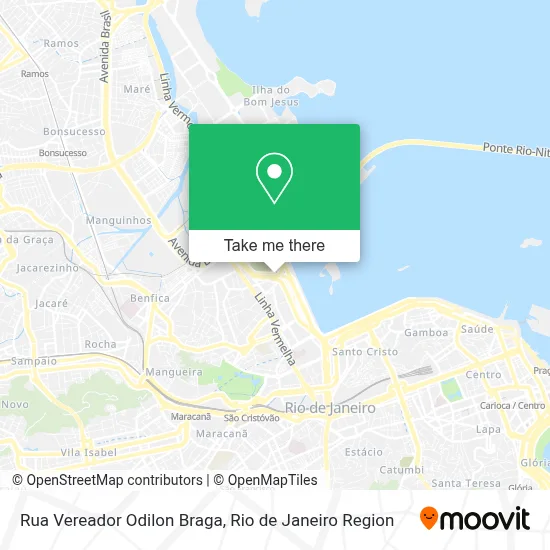 Rua Vereador Odilon Braga map