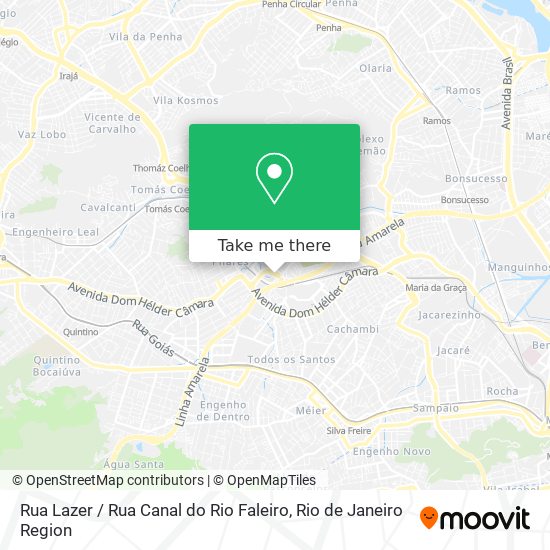 Rua Lazer / Rua Canal do Rio Faleiro map